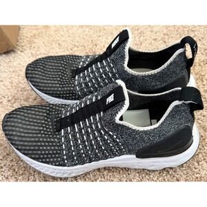 Nike React Phantom Run Flyknit 2 Black White Slip On Running Shoes CJ0280-002 6